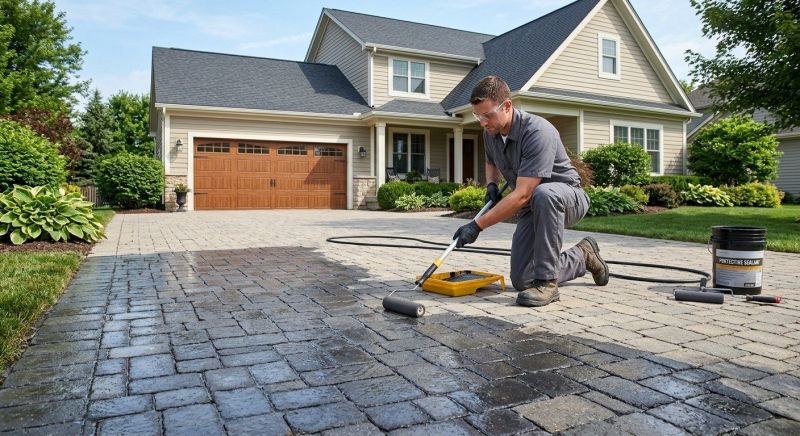 Concrete Driveway Sealing in Bellevue, WA