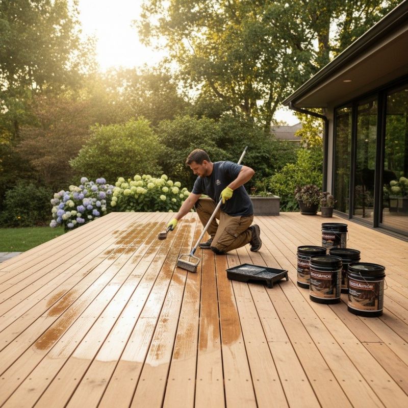 Deck Sealing in Kansas City, KS