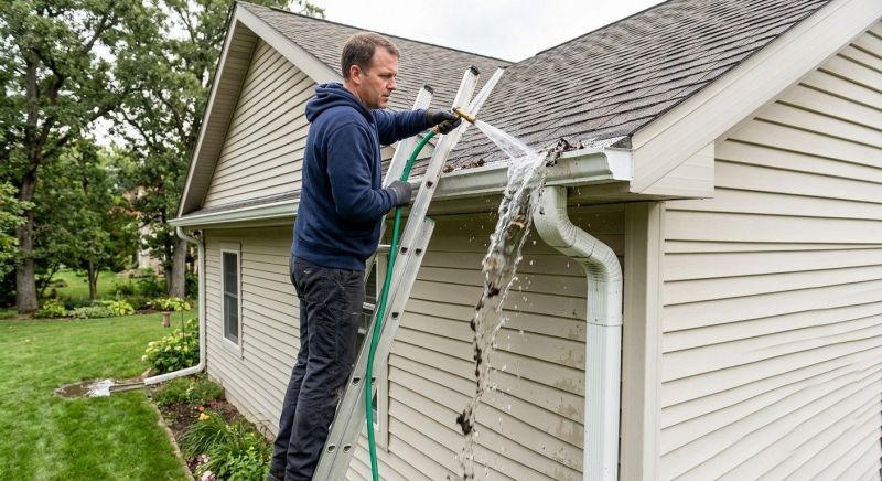 Rain Gutter Clearing in Arvada, CO